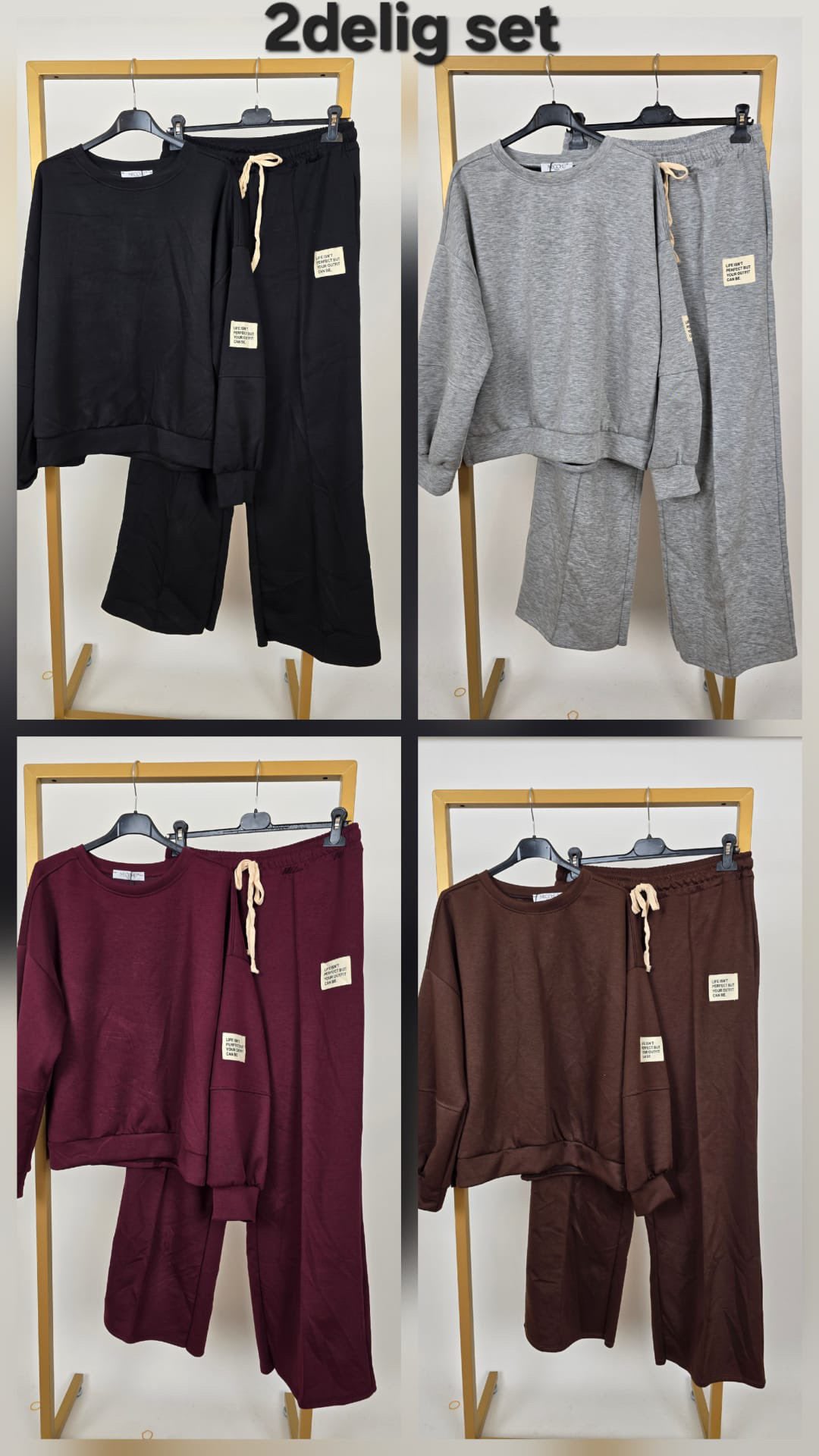 Patch sets sweater