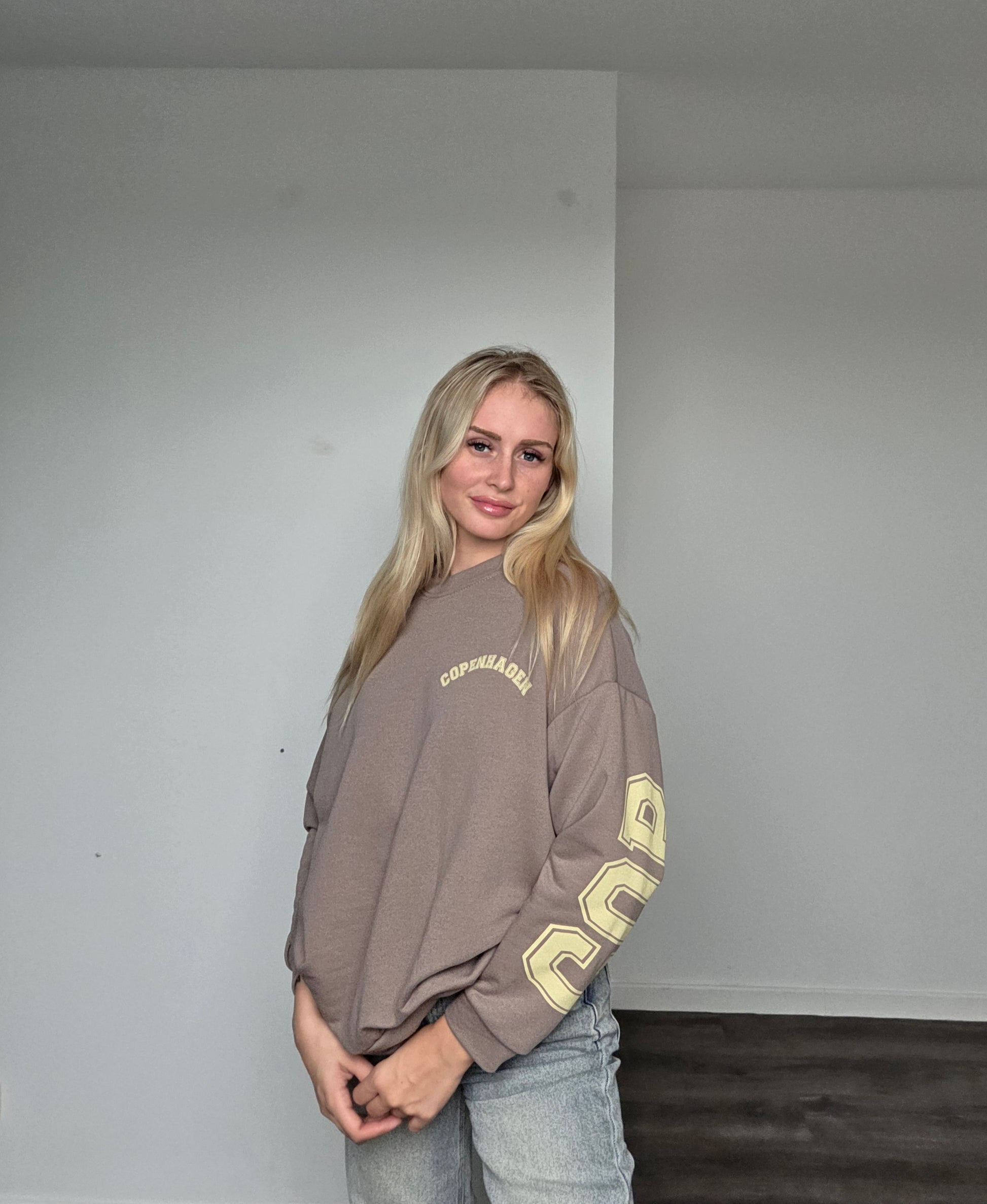 Copenhagen trui taupe