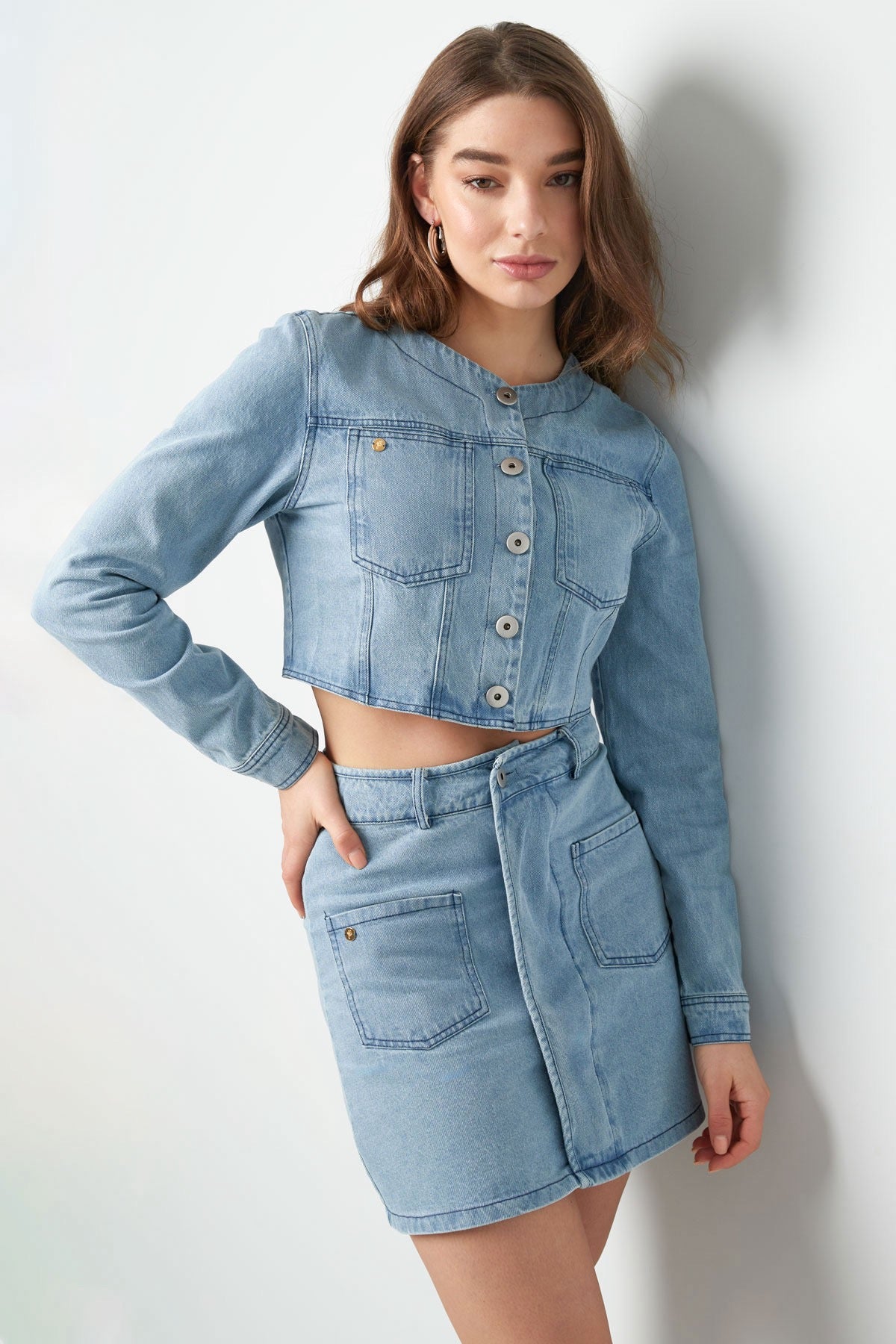 Jeans cropjas