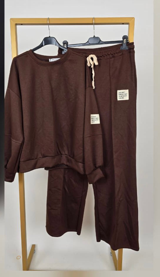 Patch sets sweater