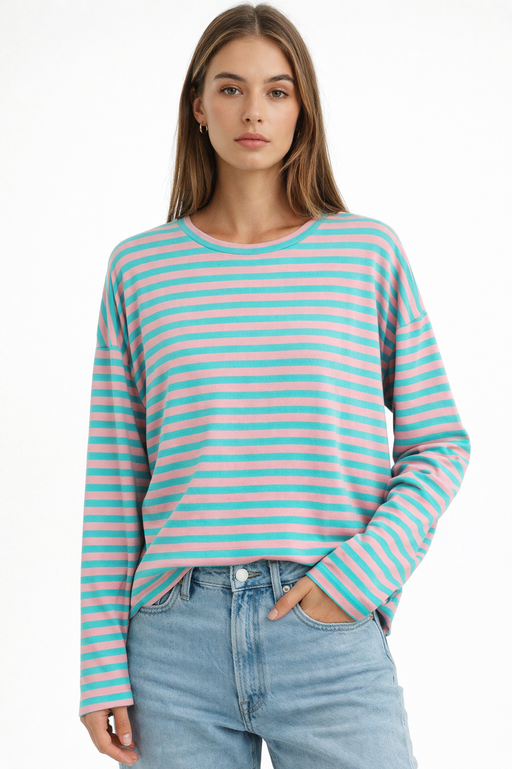 Heaven long sleeve - RoosTurqouise