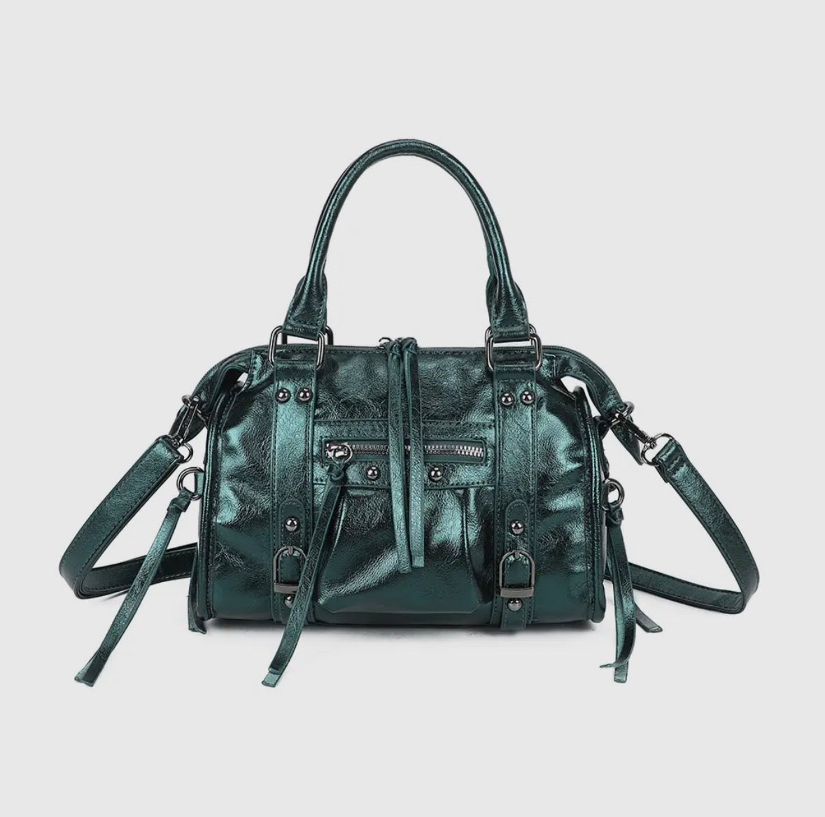 Sally bag medium - groen Glim