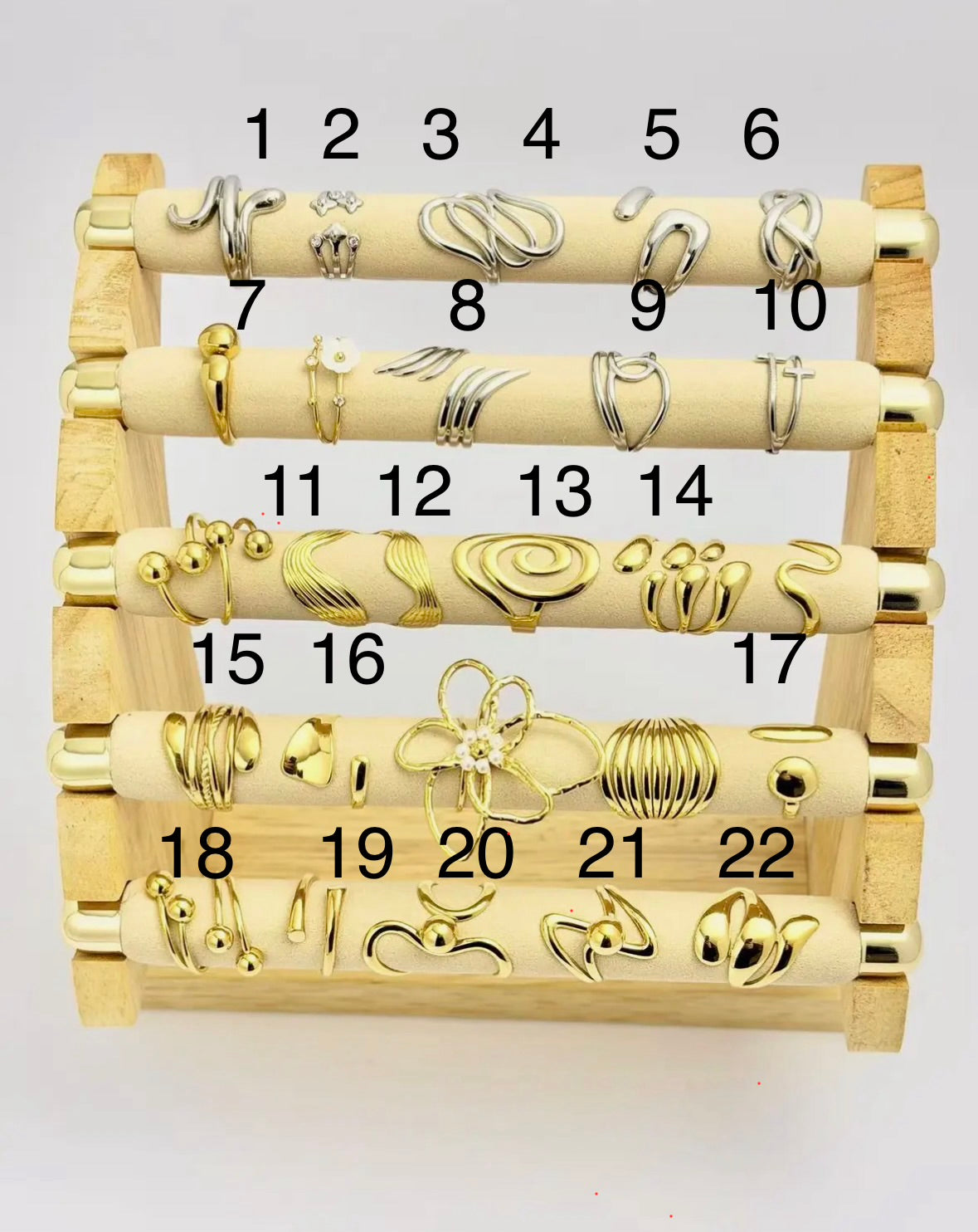 Stainless steel ringen