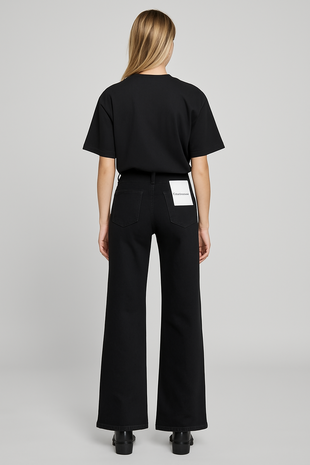 Wide leg black