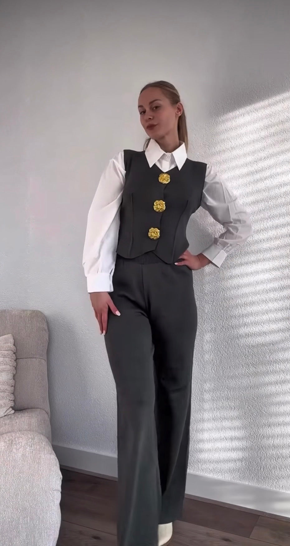 3-delige Mona set - legergroen