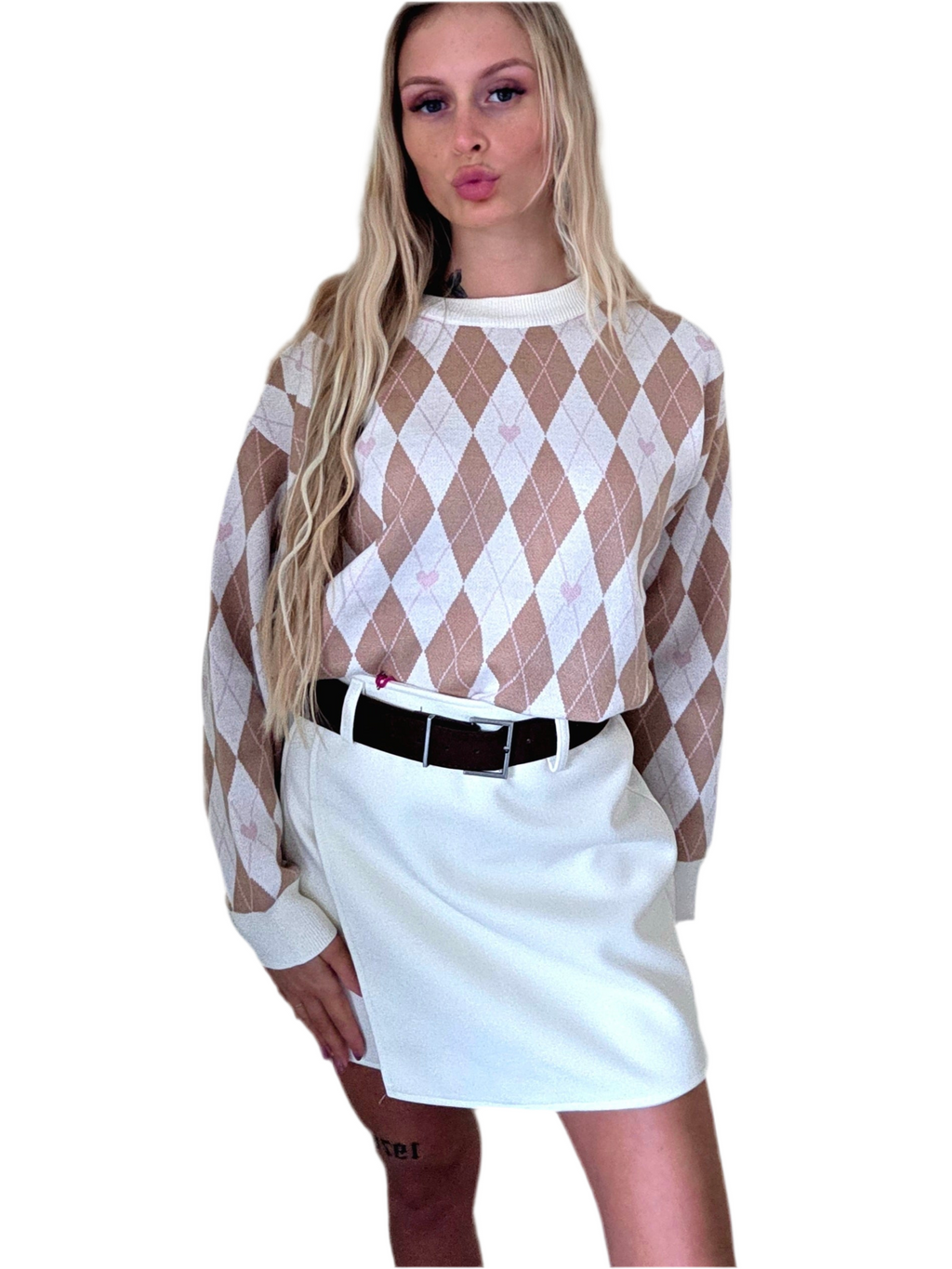 Lovika broekrok +riem - blauw