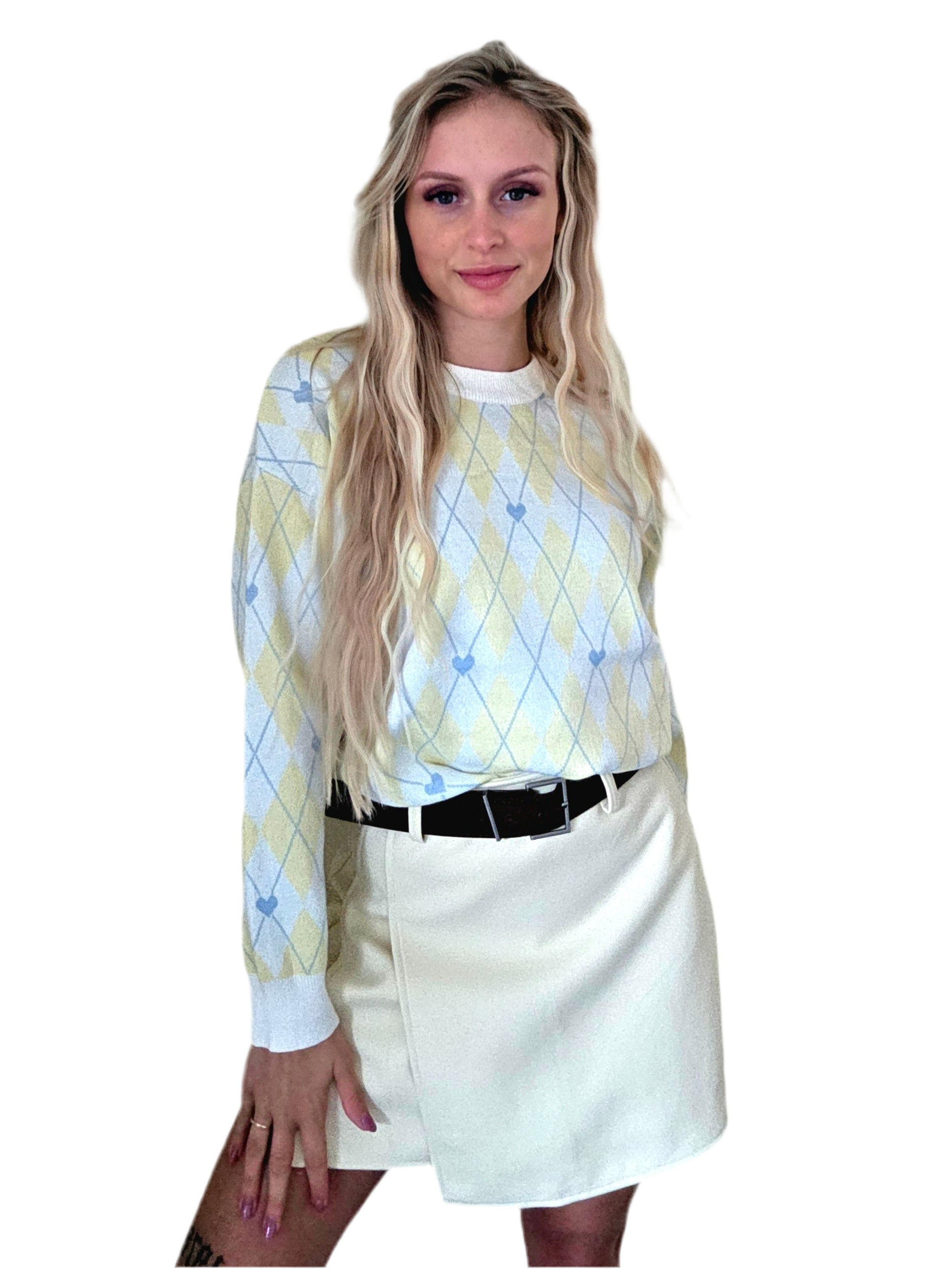 Lovika broekrok+ riem -geel