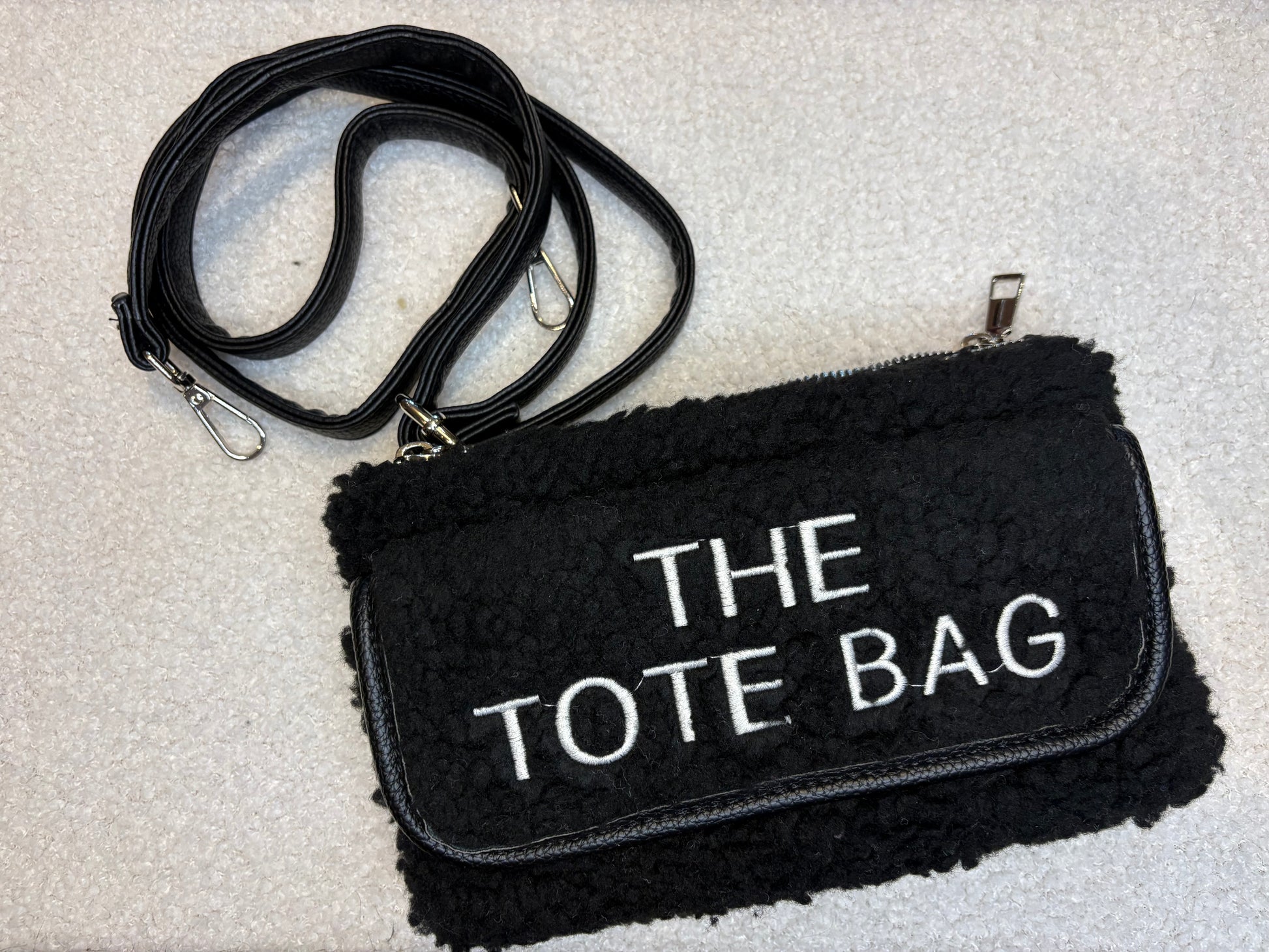 Tote bag Teddy - Zwart