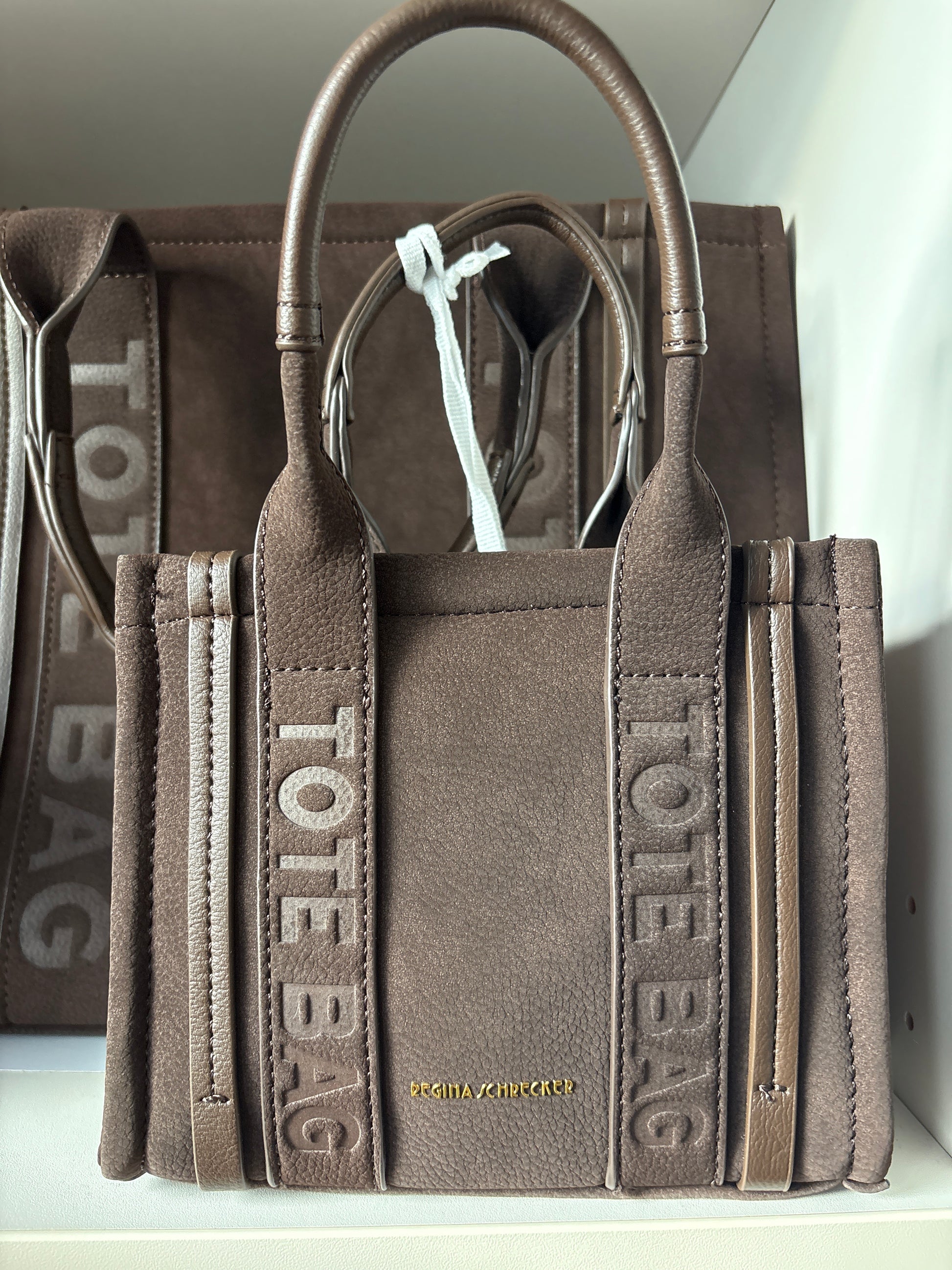 Totebag mini brown