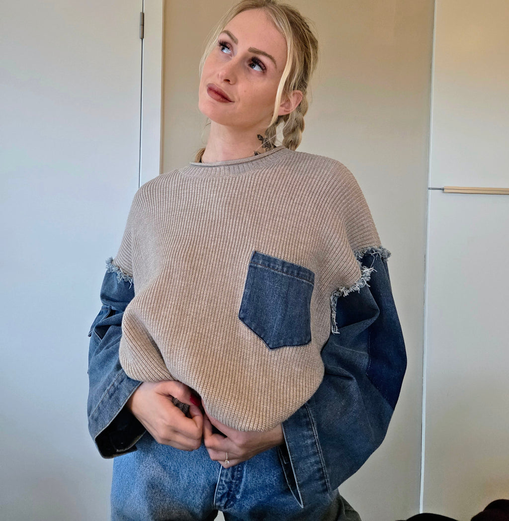 Oversized Jeans Trui